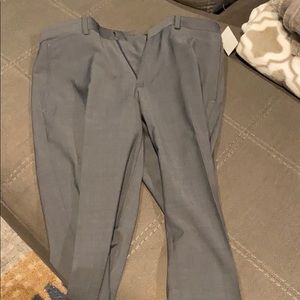 Theory grey suit pants.